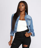 Got That Classic Vibe Jean Jacket is a trendy pick to create 2023 festival outfits, festival dresses, outfits for concerts or raves, and complete your best party outfits!