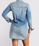 Look at Her Denim Tunic helps create the best summer outfit for a look that slays at any event or occasion!