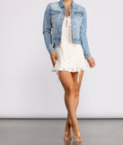 Everyday Basic Denim Jacket helps create the best summer outfit for a look that slays at any event or occasion!