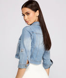 Your Go To Cropped Denim Jacket helps create the best summer outfit for a look that slays at any event or occasion!