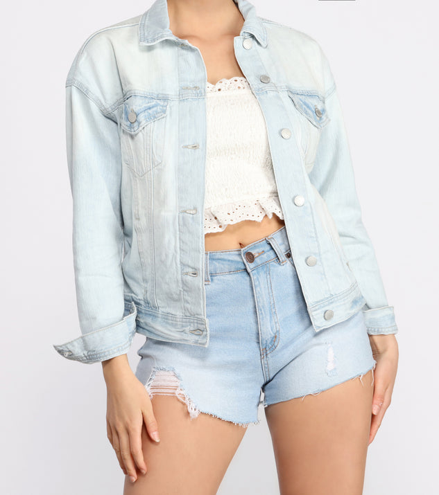 All That Denim Jacket helps create the best summer outfit for a look that slays at any event or occasion!