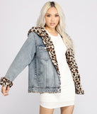 So Sassy Faux Fur Denim Jacket helps create the best summer outfit for a look that slays at any event or occasion!