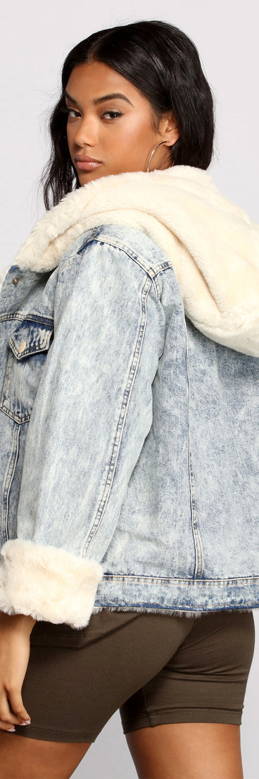 Faux-Ever Stylin' Denim Jacket helps create the best summer outfit for a look that slays at any event or occasion!