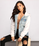 Cozy Casual Vibe Sherpa Denim Jacket helps create the best summer outfit for a look that slays at any event or occasion!