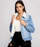 Cozy Cutie Sherpa Knit Denim Jacket helps create the best summer outfit for a look that slays at any event or occasion!