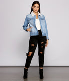 Cozy Cutie Sherpa Knit Denim Jacket helps create the best summer outfit for a look that slays at any event or occasion!