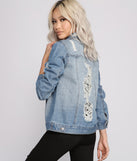 Distressed Details Denim Jacket helps create the best summer outfit for a look that slays at any event or occasion!