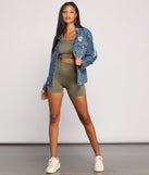 Edgy Everyday Destructed Denim Jacket helps create the best summer outfit for a look that slays at any event or occasion!