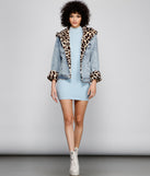 So Sassy Faux Fur Denim Jacket helps create the best summer outfit for a look that slays at any event or occasion!