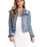 Hot Stuff Distressed Denim Jacket is a trendy pick to create 2023 festival outfits, festival dresses, outfits for concerts or raves, and complete your best party outfits!