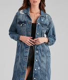 Fray Days Long Denim Jacket helps create the best summer outfit for a look that slays at any event or occasion!
