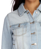 Feeling Adventurous Denim Jacket is a trendy pick to create 2023 festival outfits, festival dresses, outfits for concerts or raves, and complete your best party outfits!