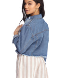 Fave Frayed Denim Jacket