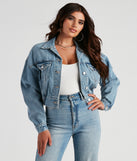 90s Chick Boyfriend Denim Jacket helps create the best summer outfit for a look that slays at any event or occasion!