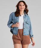 Denim Daze Distressed Jacket helps create the best summer outfit for a look that slays at any event or occasion!