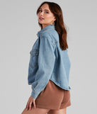 Denim Daze Distressed Jacket helps create the best summer outfit for a look that slays at any event or occasion!