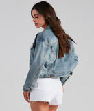 Back To Basics Cropped Denim Jacket helps create the best summer outfit for a look that slays at any event or occasion!
