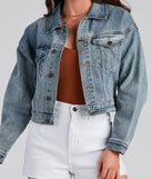 Back To Basics Cropped Denim Jacket helps create the best summer outfit for a look that slays at any event or occasion!