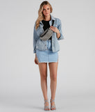 Never Gets Old Denim Distressed Shacket is a trendy pick to create 2023 festival outfits, festival dresses, outfits for concerts or raves, and complete your best party outfits!