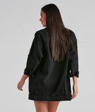 So Edgy Oversized Denim Jacket is a trendy pick to create 2023 festival outfits, festival dresses, outfits for concerts or raves, and complete your best party outfits!