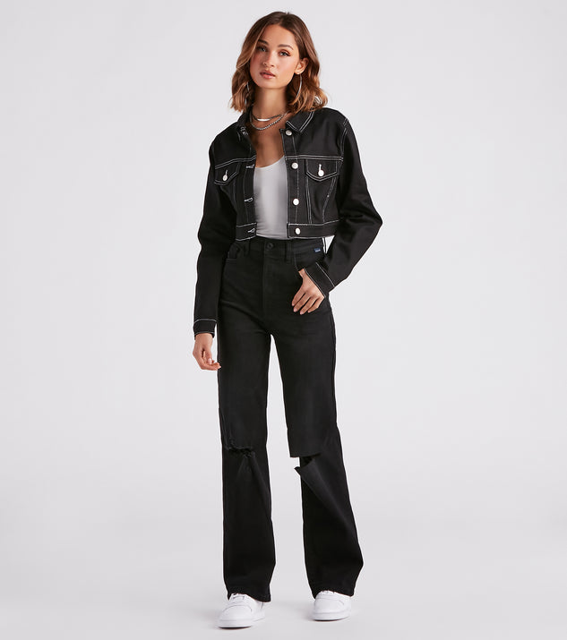 【最終値下げ】Ruimeme stitch cropped jacket 最終値下げ】Ruimeme stitch cropped jacket 最終値下げ