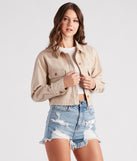 Casual Perfection Cropped Denim Shacket is a fire pick to create 2023 festival outfits, concert dresses, outfits for raves, or to complete your best party outfits or clubwear!