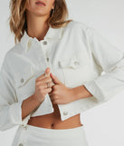 Chic Demand Denim Crop Jacket