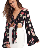 With fun and flirty details, Ring Around In Florals Top shows off your unique style for a trendy outfit for the summer season!