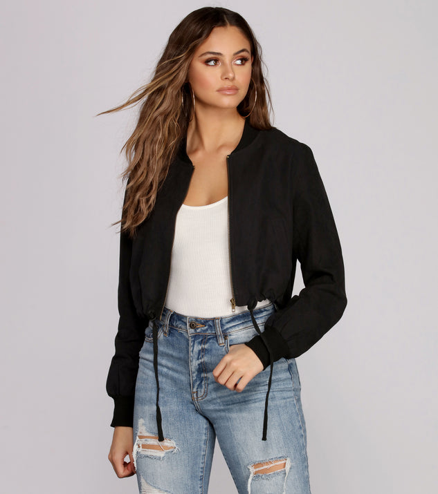 Bettah Brushed Rayon Bomber Jacket helps create the best summer outfit for a look that slays at any event or occasion!