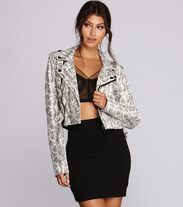 Time To Slay Moto Jacket helps create the best summer outfit for a look that slays at any event or occasion!
