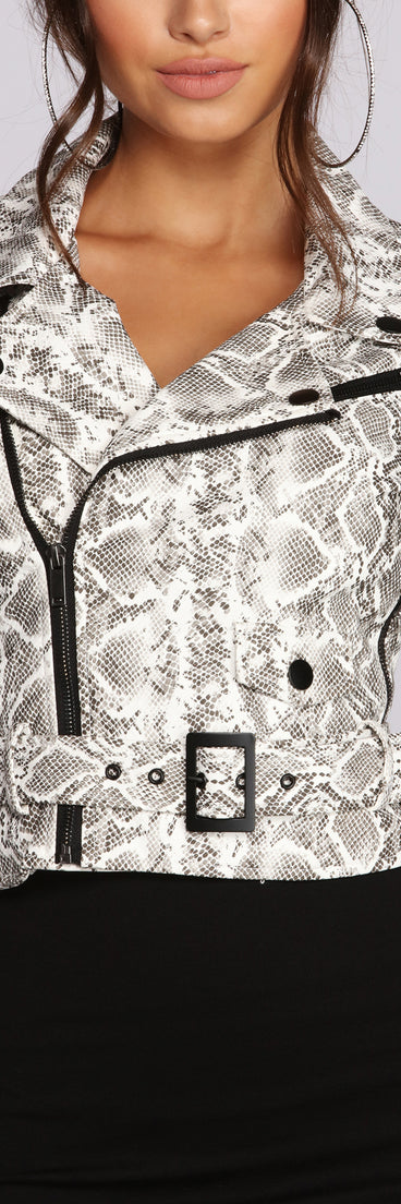 Time To Slay Moto Jacket helps create the best summer outfit for a look that slays at any event or occasion!