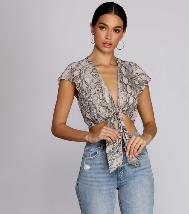 So Fly Flutter Sleeve Top