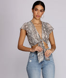 So Fly Flutter Sleeve Top