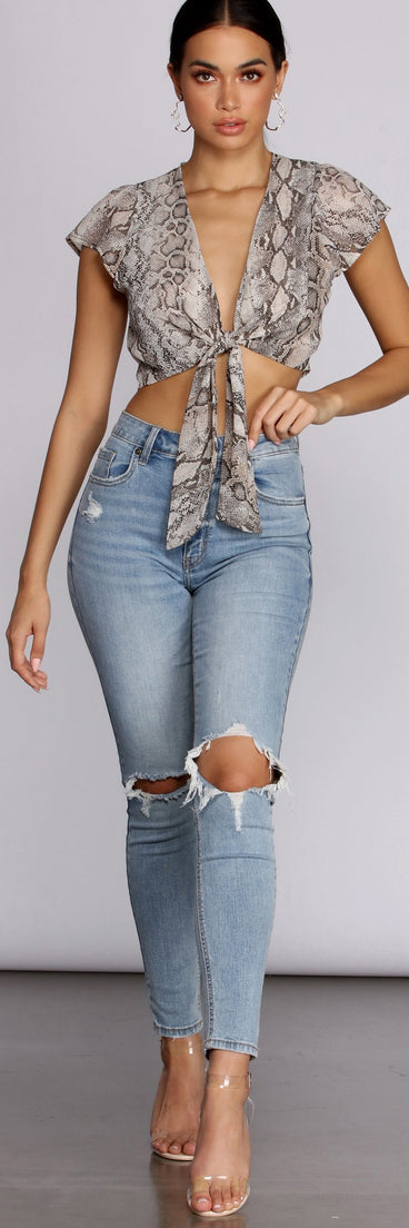 So Fly Flutter Sleeve Top