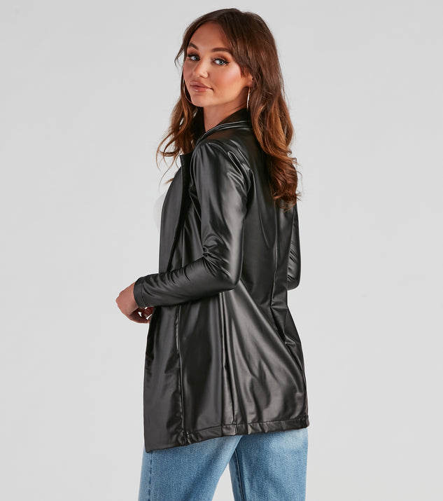 【ohotoro 】leather midi coat horizon leather jacket | OHOTORO