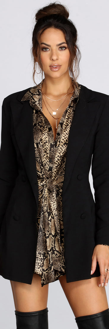 Hello Gorgeous Blazer Dress helps create the best summer outfit for a look that slays at any event or occasion!