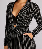Sophisticated In Striped Trench Coat helps create the best summer outfit for a look that slays at any event or occasion!