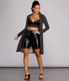Sophisticated In Striped Trench Coat helps create the best summer outfit for a look that slays at any event or occasion!
