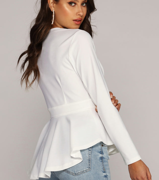 Working Girl Peplum Jacket | Windsor