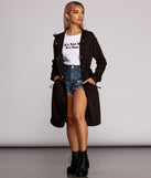 Long Line Anorak Windbreaker
