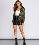 Nylon Camo Hooded Jacket helps create the best summer outfit for a look that slays at any event or occasion!