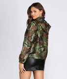 Nylon Camo Hooded Jacket helps create the best summer outfit for a look that slays at any event or occasion!