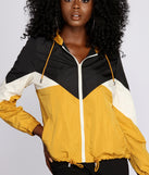 Retro Style Zip Up Windbreaker