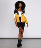 Retro Style Zip Up Windbreaker