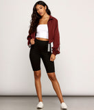 Cropped Sporty Jacket