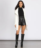 Out & About Drape Front Trench Coat helps create the best summer outfit for a look that slays at any event or occasion!