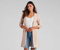 Boss Babe Crepe Longline Blazer helps create the best summer outfit for a look that slays at any event or occasion!