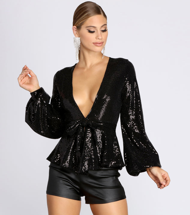 Nights Like This Sequin Peplum Jacket helps create the best summer outfit for a look that slays at any event or occasion!