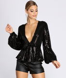 Nights Like This Sequin Peplum Jacket helps create the best summer outfit for a look that slays at any event or occasion!