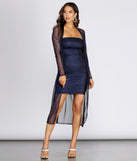 Strike Of Midnight Glitter Duster helps create the best summer outfit for a look that slays at any event or occasion!